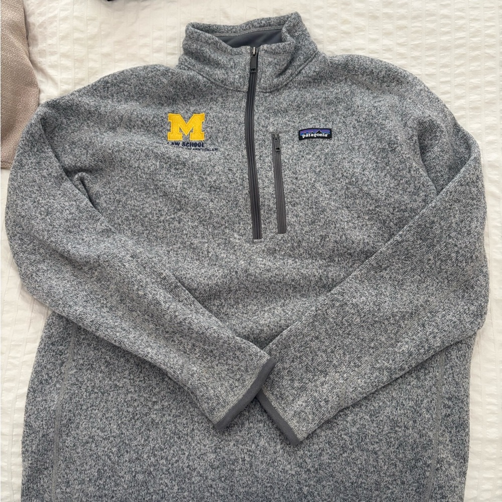 Patagonia Gray Men's BetterSweater Michigan Law
